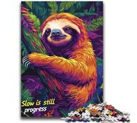 Jungle Sloth 2000 Piece Jigsaw Puzzles for Adults & Teens,Challenging To Complete But Fun And Humorous Educational Game for Birthday (70X100cm)