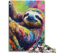 Jungle Sloth 2000 Pieces Jigsaw Puzzle For Adults Teens,Family Game Stress Reliever Difficult Challenge Artists Collection,Fine Art (70X100cm)