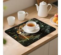 Jungle Tiger Desk Mat Washable Table Protector Waterproof Table Cover Protector Desk Placemats Heat Resistant Non-Slip Desks Cover for Desktop, Coffee Dining Tables 40x30cm