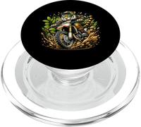 Jungle Tiger Motocross Thrill Ride PopSockets PopGrip for MagSafe