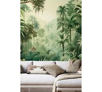 Jungle Trees Wall Mural Origin Murals Green W300cm x H240cm