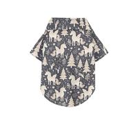Jungle unicorns Scandinavian Style Summer Dog Shirt Button Up Soft, Lightweight, and Breathable Short Sleeve Pet T-Shirt Puppy Sweatshirt Perfect for Everyday Wear, and Photoshoots XL