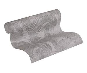 Jungle Wallpaper Cosy & Relax New Walls A.S. Création Non-Woven Wallpaper 10.05 m x 0.53 m Brown Grey Beige Made in Germany 373961 37396-1