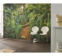 Jungle photo wallpaper 368x254 cm green botanical Wall Mural bedroom kitchen