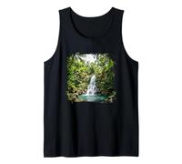 Jungle Waterfall Tropical Forest Scenic Landscape Graphic Tank Top
