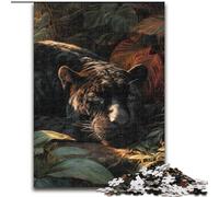 Jungle Wild Black Panther 1000 Piece Jigsaw Puzzles for Teenagers, Challenging Game for Is Ideal As A Gift for The Whole Family (26x38cm)