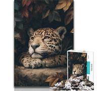 Jungle Wild Black Panther Jigsaw Puzzles for Adults 1000 Piece Puzzle,Challenging Game And Family Play for Is Ideal As A Gift for The Whole Family (75x50cm)