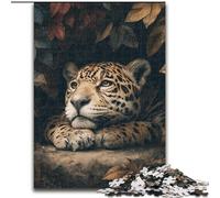 Jungle Wild Black Panther Jigsaw Puzzles for Teenagers 1000 Pieces, Family Entertainment Toys Is Ideal As A Gift for The Whole Family (26x38cm)