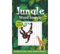 Jungle Word Search Book: Word Searches with Easy to Read Print about Jungle, Wilderness, Jungle animals and More | 6x9 inches, 110 pages | 50+ Puzzles... Gifts for Vacations, Holidays, and Free Times