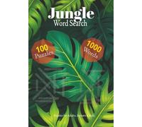 Jungle Word Search: Word Search Puzzles with Easy to Read Print about Jungle | 6x9 inches, 200 pages | 100 Puzzles, Gift for Vacations, Holidays and Relaxation