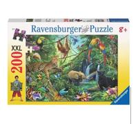 Ravensburger Jungle 200 Piece XXL Jigsaw Puzzle for Kids, Wildlife Puzzle with Extra Large Pieces, Ages 8 Years and Up