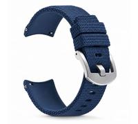 JUNGLEHE Fluororubber FKM Rubber Watch Strap, Curved End Quick Release Waterproof Soft Rubber Replacement Strap 20mm 21mm 22mm for Men Women