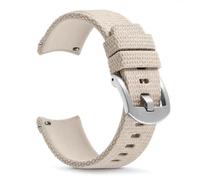 JUNGLEHE Fluororubber FKM Rubber Watch Strap, Curved End Quick Release Waterproof Soft Rubber Replacement Strap 20mm 21mm 22mm for Men Women