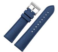 JUNGLEHE Fluororubber FKM Rubber Watch Strap, Quick Release Waterproof Soft Rubber Replacement Strap 20mm 21mm 22mm for Men Women