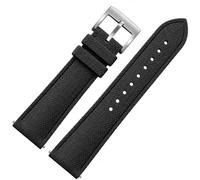JUNGLEHE Fluororubber FKM Rubber Watch Strap, Quick Release Waterproof Soft Rubber Replacement Strap 20mm 21mm 22mm for Men Women
