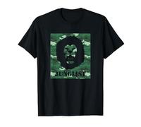 Junglist Lion Camo Jungle Music D&B Value Graphic T-Shirt