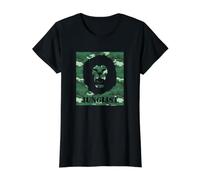 Junglist Lion Camo Jungle Music D&B Value Graphic T-Shirt