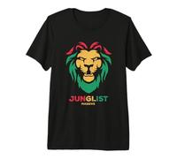 Junglist Massive, Drum & Bass, Jungle, DnB Music, Lion Head Premium T-Shirt