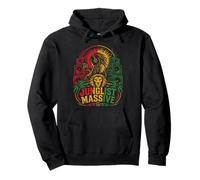 Junglist Massive Lion DJ Jungle Rasta Drum Bass Pullover Hoodie