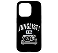 Junglist Music Drum And Bass Dance Rave Jungle DJ Turntable Case for iPhone 15 Pro