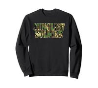 Junglist Soldier Camo Drum & Bass Jungle Sweatshirt