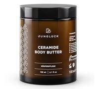 JUNGLÜCK Ceramide Body Butter - Vegan | Nourishing body care protects dry, sensitive and atopic dermatitis-prone skin - fragrance-neutral body butter with 5 ceramides and organic mango butter