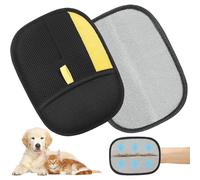 JUNHAO-SHOP 2 Pack Pet Hair Removal Gloves for Dogs & Cats, Newly Upgraded Reusable Electrostatic Pet Hair Gloves, Pet Hair Remover Tool for Clothing, Couch, Carpet, Car Seat