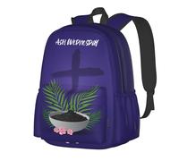 JunHeArt Ash Wednesday Backpack Casual Daypack 17 Inch Laptop Backpack For Women Men Travel Business Work