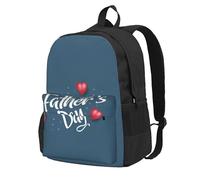 JunHeArt Best Dad Ever Happy Father'S Day Backpack For Women Men Adjustable Casual Daypack Work Business Hiking Travel Bags