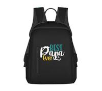 JunHeArt Best Dad Ever Happy Father's Day Backpack Lightweight Daypack Laptop Backpack Hiking Gym Travel Bags for Women Men