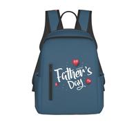 JunHeArt Best Dad Ever Happy Father's Day Backpack Lightweight Daypack Laptop Backpack Hiking Gym Travel Bags for Women Men