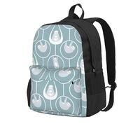 JunHeArt Cute Sloth Doing Yoga Pattern Backpack For Women Men Adjustable Casual Daypack Work Business Hiking Travel Bags