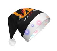 JunHeArt Enough Wear Orange End Gun Violence Santa Hat Adult Christmas Hat For Women Men New Year Festive Xmas Christmas Party Supplies