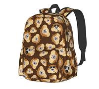 JunHeArt Happy Groundhog Day Backpack Casual Daypack 17 Inch Laptop Backpack For Women Men Travel Business Work