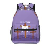 JunHeArt Holy W ackpacks For Men Women Lightweight Bookbag Daypack For Work Hiking Gym Travel