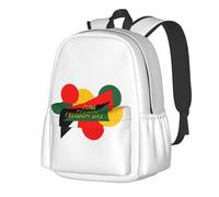 JunHeArt Juneteenth African American Freedom Black History June 19 Backpack Casual Daypack 17 Inch Laptop Backpack For Women Men Travel Business Work