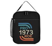 JunHeArt Pro Roe 1973 Roe Vs Wade Pro Choice Women's Rights Lunch Bag for Women Men Cute Insulated Lunch Tote for Work Picnic Travel