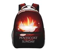 JunHeArt Shavout Pentecost Backpacks For Men Women Lightweight Bookbag Daypack For Work Hiking Gym Travel