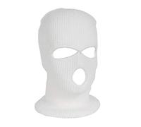 Junhouse 3 Holes Ski Cycling Balaclava Hood Cap Full Face Mask (White)