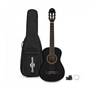 Junior 1/2 Classical Guitar Pack Black by Gear4music