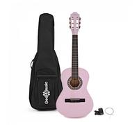 Junior 1/2 Classical Guitar Pack Pink by Gear4music