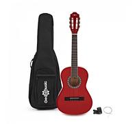 Junior 1/2 Classical Guitar Pack Red by Gear4music
