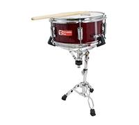 Junior 12" Snare Drum Outfit in Wine Red Supplied with Snare Stand & Sticks