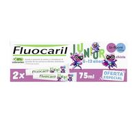 Fluocaril Junior Gel Bubble Gum Toothpaste 2x75 ml