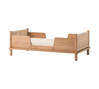 Junior bed and set of 2 Latitude rails Oak one size