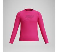 Junior Classic Logo Long Sleeve Rashguard Pink - S Margarita Pink S