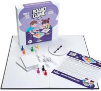 Junior Create Your Own Board Game Kit with Blank Board & Game Pieces