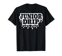 Junior Drip 11th Grade Back to High School College Juniors Value Graphic T-Shirt, Men, Black, M