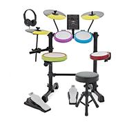 Junior Electric Drum Kit for Kids Electronic Drum Kit Starter Pack 8-piece Quiet Mesh Drum set