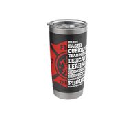 Junior Firefighter Boy Fire Academy Youth Future Firefighter Stainless Steel Insulated Tumbler